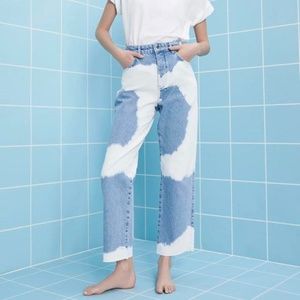Zara Tie Dye Jeans size 4